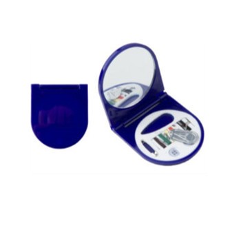 Travel Plastic Sewing Kit With Mirror